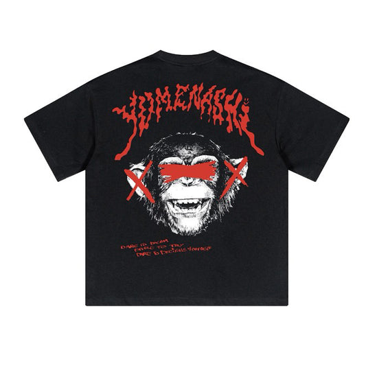 T-shirt Noir — The Monkey