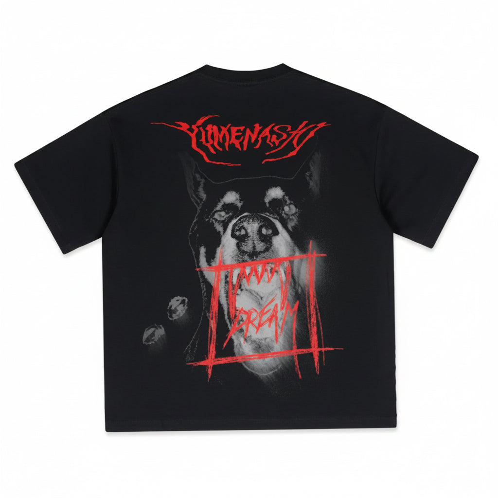 T-shirt Noir délavé — DobyDream (limité à 50 ventes)
