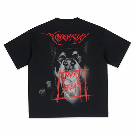 T-shirt Noir délavé — DobyDream (limité à 50 ventes)